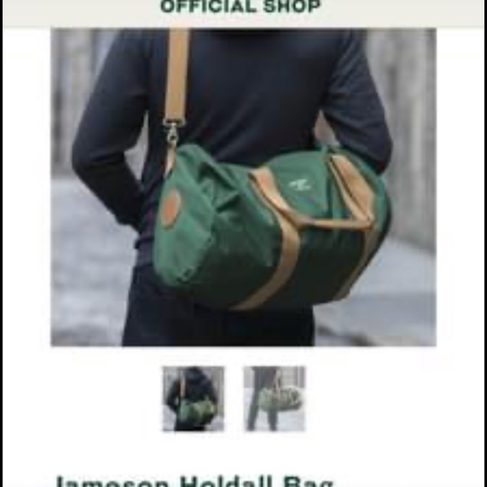 Jameson duffle bag -new in bag w/cross body strap